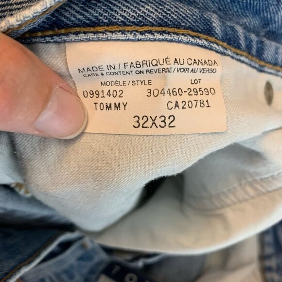Y2K Tommy Hilfiger Jeans Size  US Waist 32 Vintage 90’s - Picture 6 of 15